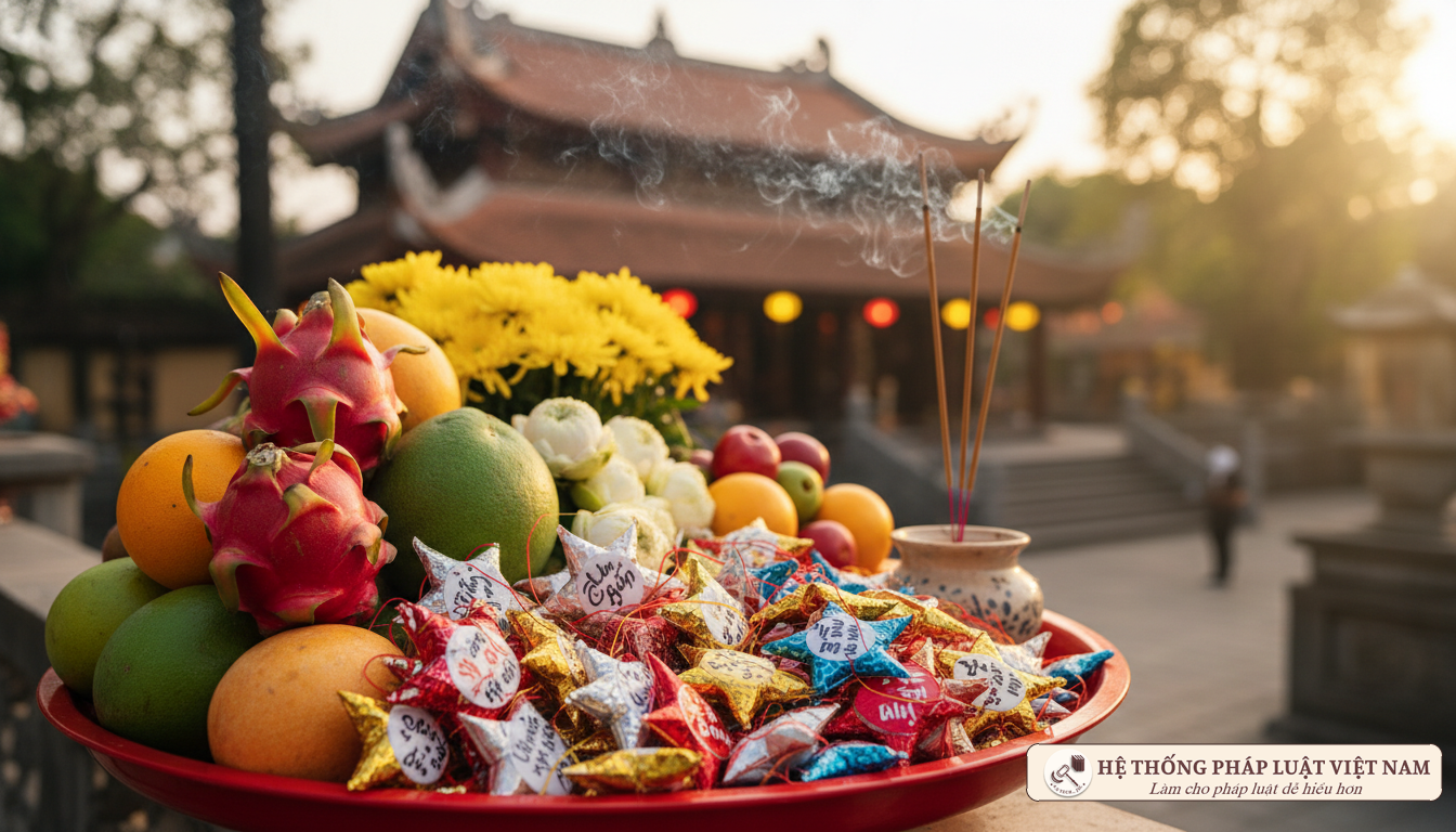 Lễ vật cúng sao giải hạn