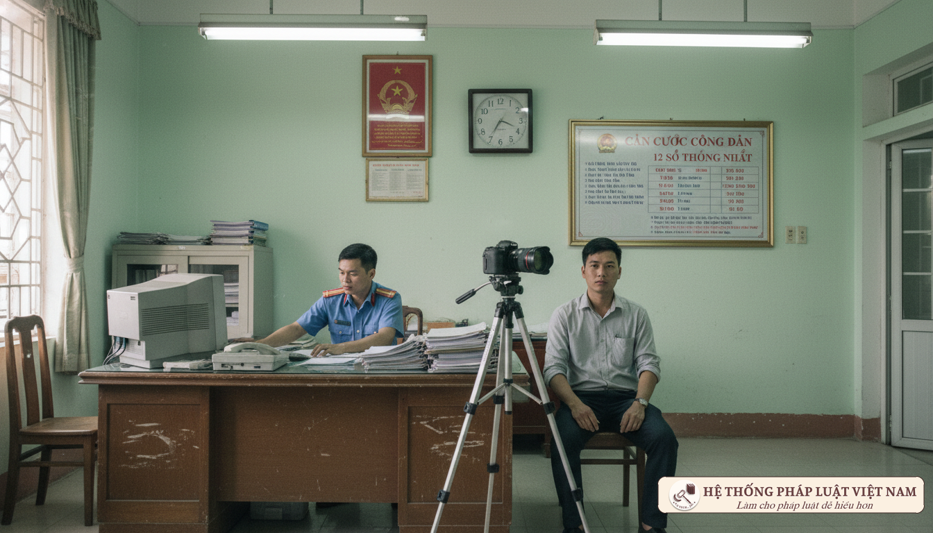 Thu nhận vân tay làm CMND