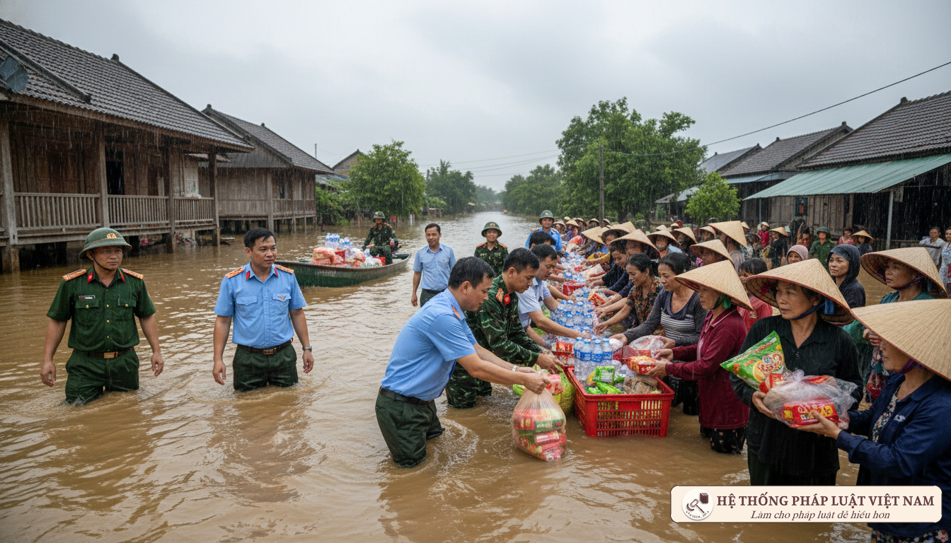 Chính phủ hỗ trợ miền Trung khắc phục hậu quả thiên tai