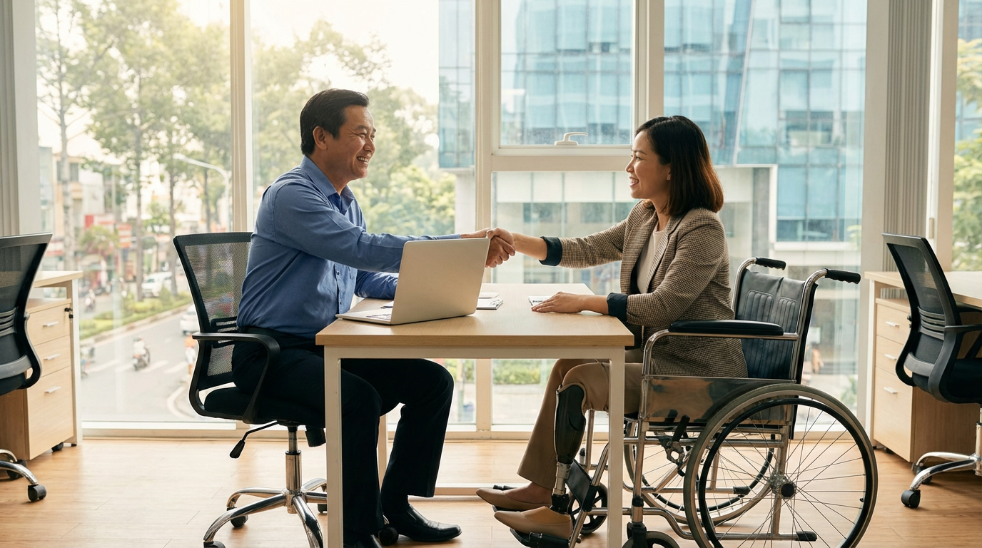 Tuyển Lao Động Khuyết Tật: Doanh Nghiệp Có Thực Sự Được Miễn 100% Tiền Đóng Bảo Hiểm Thất Nghiệp Theo Nghị Định 374/2025/NĐ-CP?
