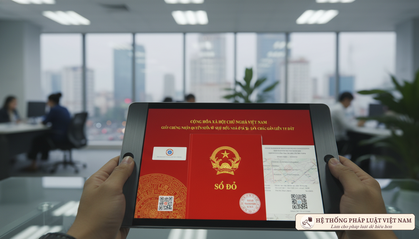 Sổ đỏ điện tử trên thiết bị di động