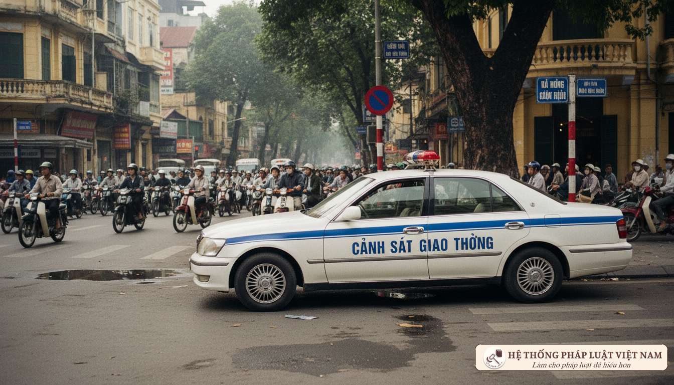 Sẽ kiểm tra về sử dụng còi, đèn dành cho xe ưu tiên
