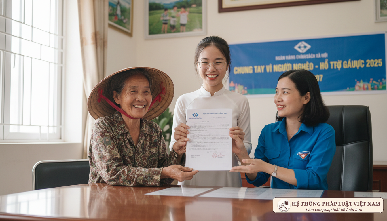 Giảm lãi suất cho vay hộ nghèo và sinh viên từ tháng 12 năm 2025