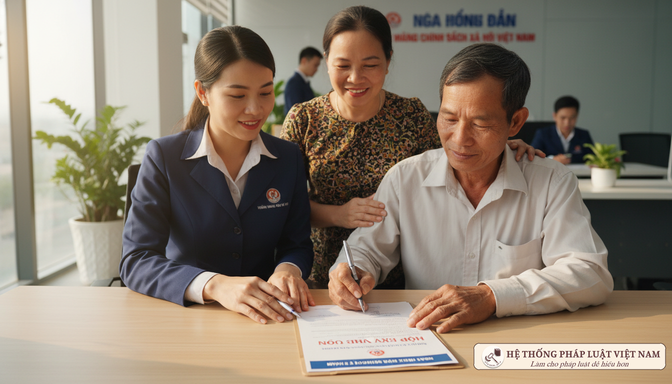 Ký kết hợp đồng vay vốn tại ngân hàng chính sách