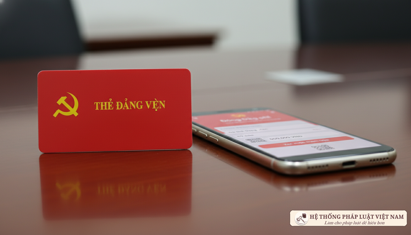 Thẻ Đảng viên và nghĩa vụ đóng đảng phí điện tử