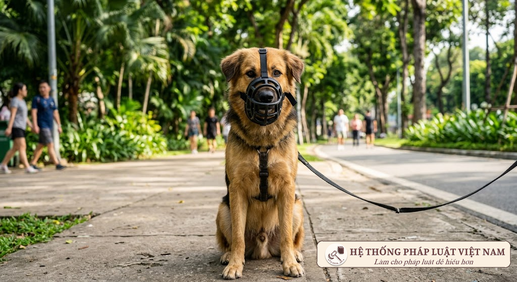 Nuôi chó, mèo không tiêm phòng Dại và thả rông không rọ mõm: Mức phạt mới cực nặng từ 01/8/2026
