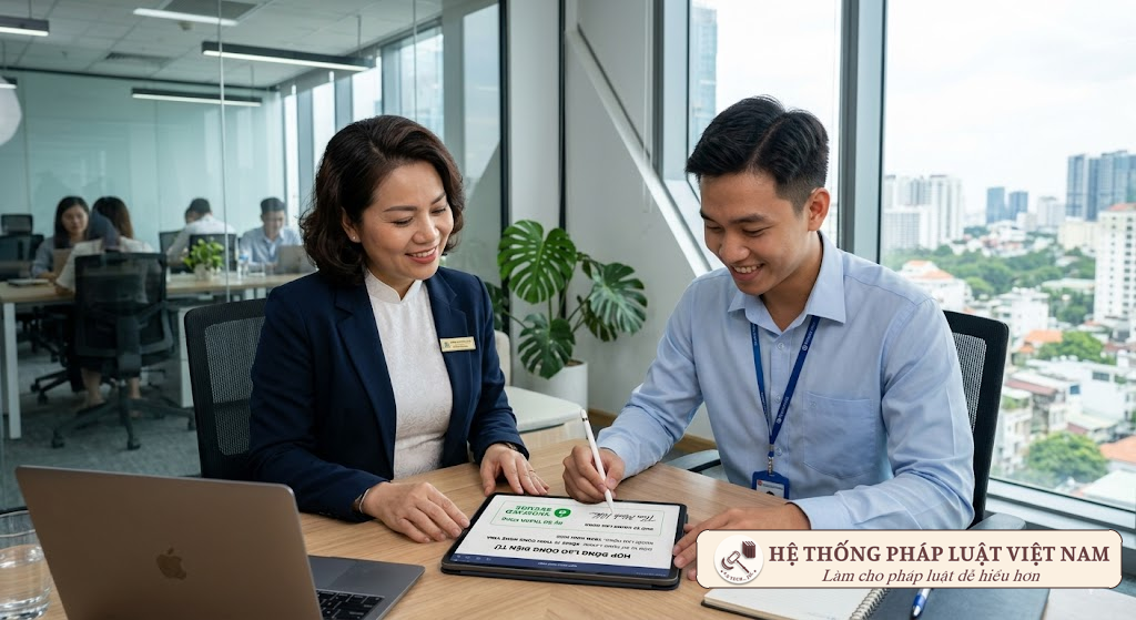 Tổng hợp văn bản về hợp đồng lao động điện tử mới nhất áp dụng từ 01/7/2026
