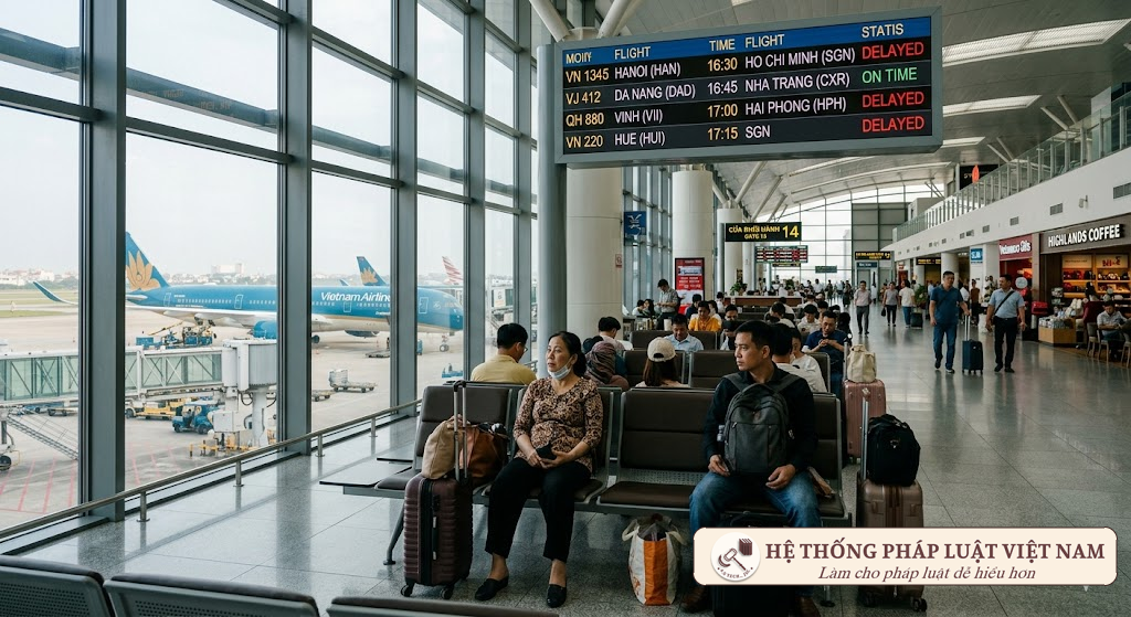 Bay delay từ 4 tiếng trở lên: Hành khách được hoàn tiền vé 100% và bồi thường thế nào từ 01/7/2026?
