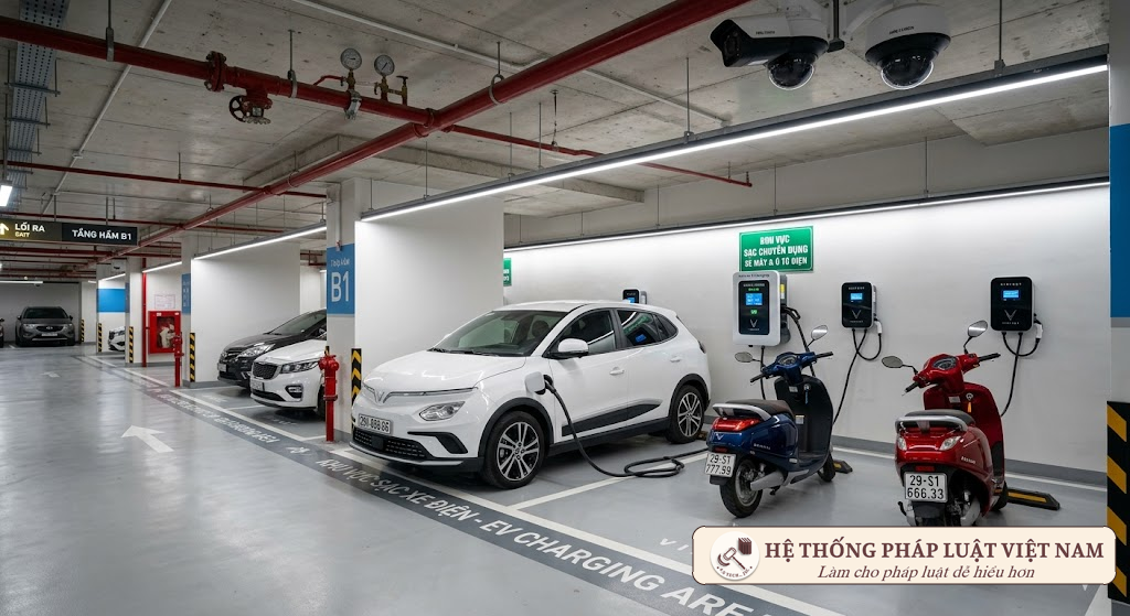 Chung cư hiện hữu &#039;chạy đua&#039; 6 tháng rà soát sạc xe điện: Quy chuẩn mới siết chặt an toàn PCCC từ 15/12/2026

