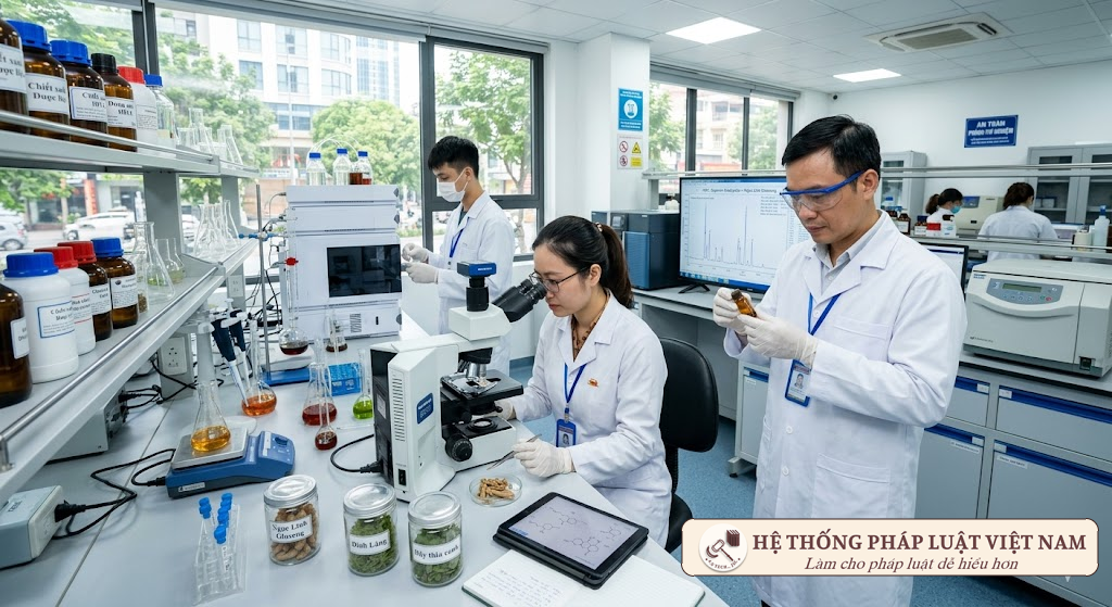 Kiểm nghiệm chất lượng dược liệu nghiêm ngặt tại phòng thí nghiệm hiện đại