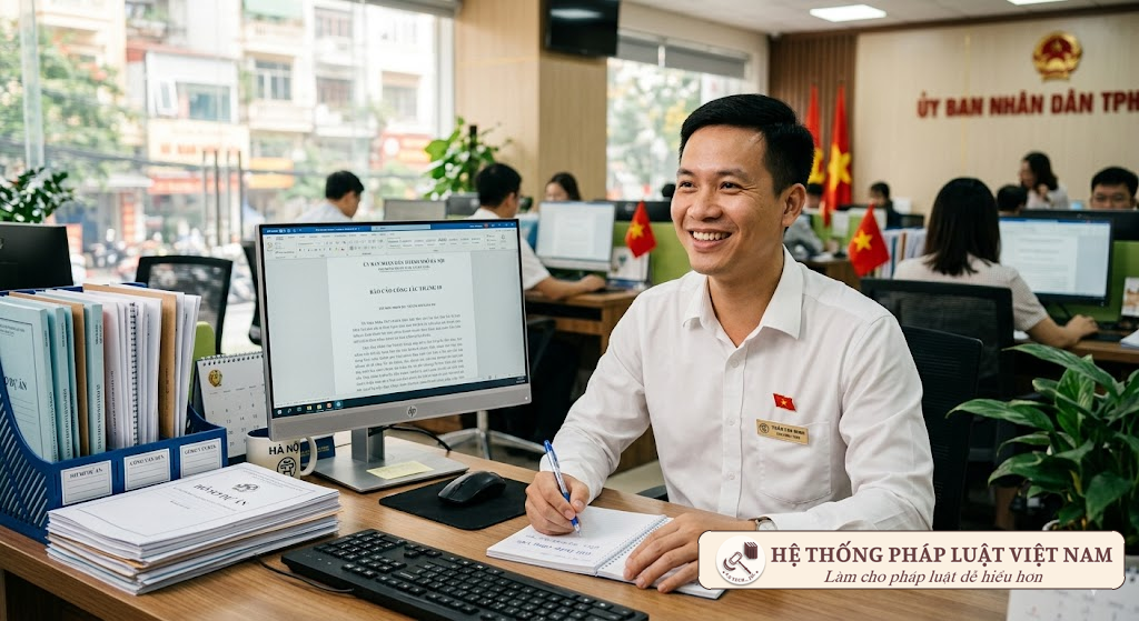 Cán bộ công chức Việt Nam vui mừng khi tăng lương cơ sở và có quỹ tiền thưởng mới năm 2026