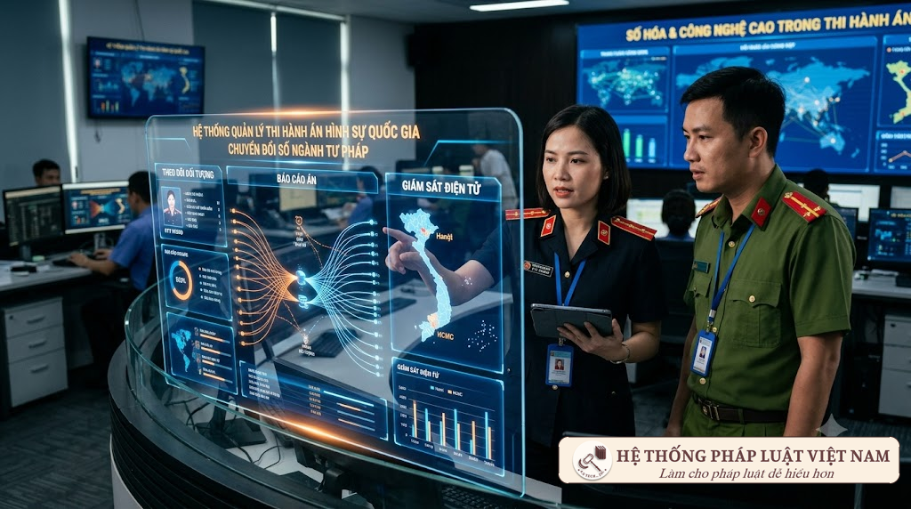 Ứng dụng công nghệ trong thi hành án hình sự