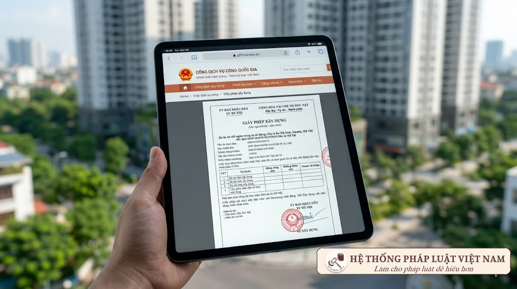 Siết chặt minh bạch: Từ 01/7/2026, Giấy phép xây dựng bắt buộc phải công khai tối thiểu 12 tháng trên mạng
