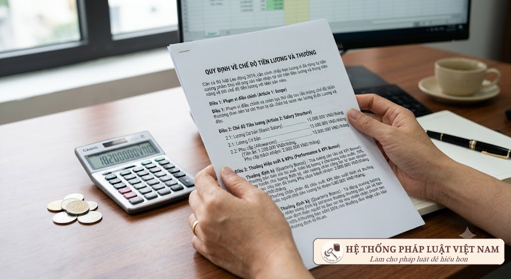 Tài liệu quy định về tiền lương và thưởng cho viên chức