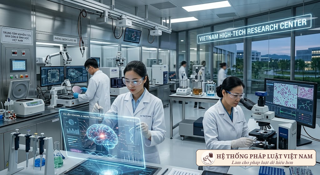 Hoạt động nghiên cứu và phát triển công nghệ cao trong phòng thí nghiệm hiện đại