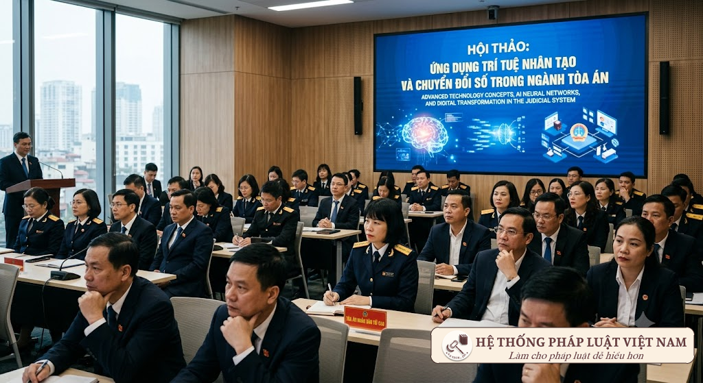 Bước Ngoặt Tư Pháp: Công Chức Tòa Án Bắt Buộc Bồi Dưỡng AI Và Chuyển Đổi Số Tối Thiểu 1 Tuần/Năm
