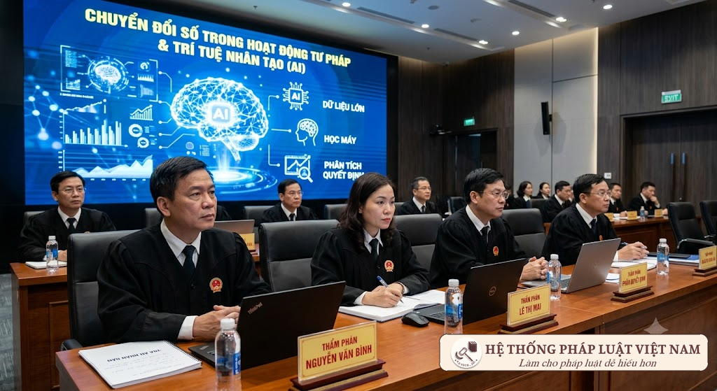 Từ 01/6/2026: Công chức, viên chức Tòa án bắt buộc bồi dưỡng tối thiểu 01 tuần/năm về Chuyên môn, Chuyển đổi số và Trí tuệ nhân tạo (AI)
