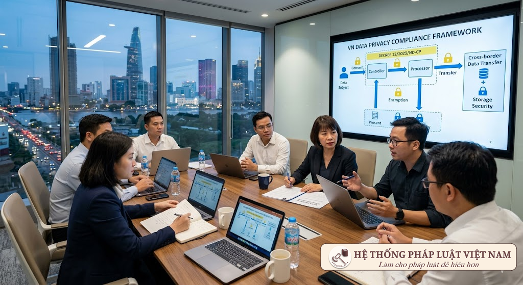 Các chuyên gia công nghệ và pháp lý thảo luận về quy trình kiểm soát dữ liệu nội bộ doanh nghiệp