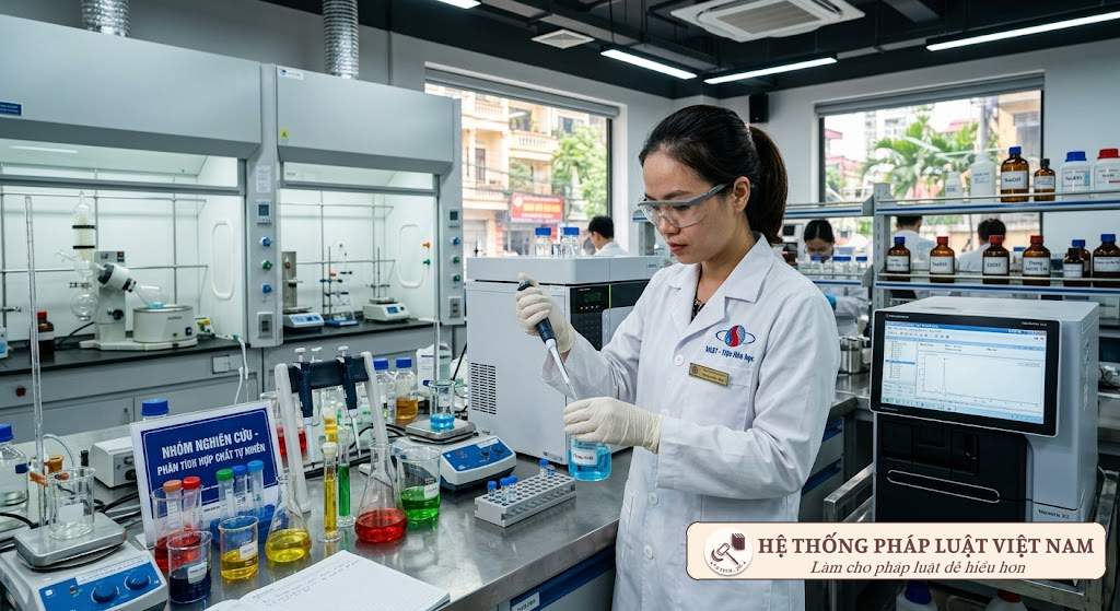 Phân tích mẫu hóa chất nhập khẩu tại phòng thí nghiệm chuyên dụng