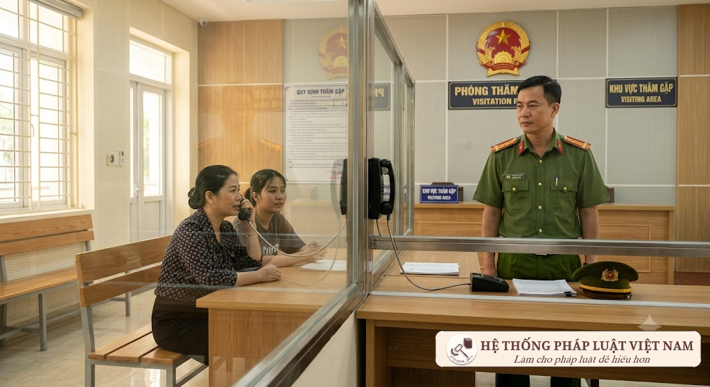 Quy định mới nhất về chế độ thăm gặp của người lưu trú chờ xuất cảnh từ ngày 01/7/2026
