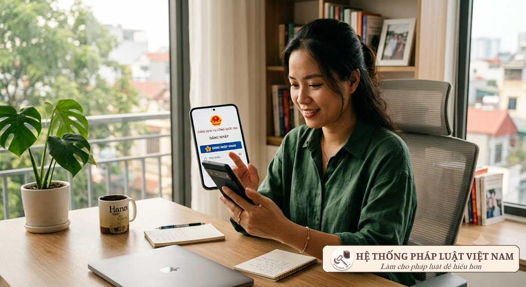 Chính thức áp dụng: Chỉ dùng tài khoản định danh điện tử đăng nhập Cổng Dịch vụ công quốc gia từ 20/7/2026

