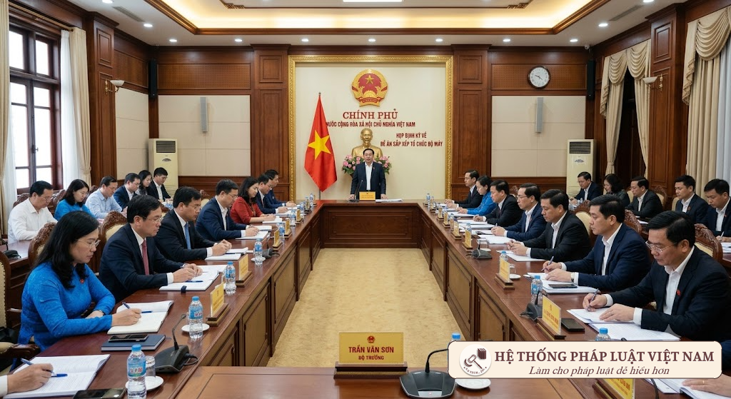 Cuộc họp triển khai cơ cấu tổ chức bộ máy nhà nước