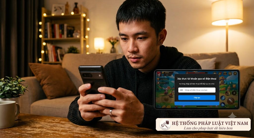 Tài khoản game không xác thực số điện thoại bị phạt đến 60 triệu đồng từ 01/7/2026?
