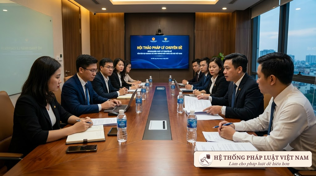 Hội thảo lấy ý kiến Dự thảo Nghị định thí điểm luật sư công