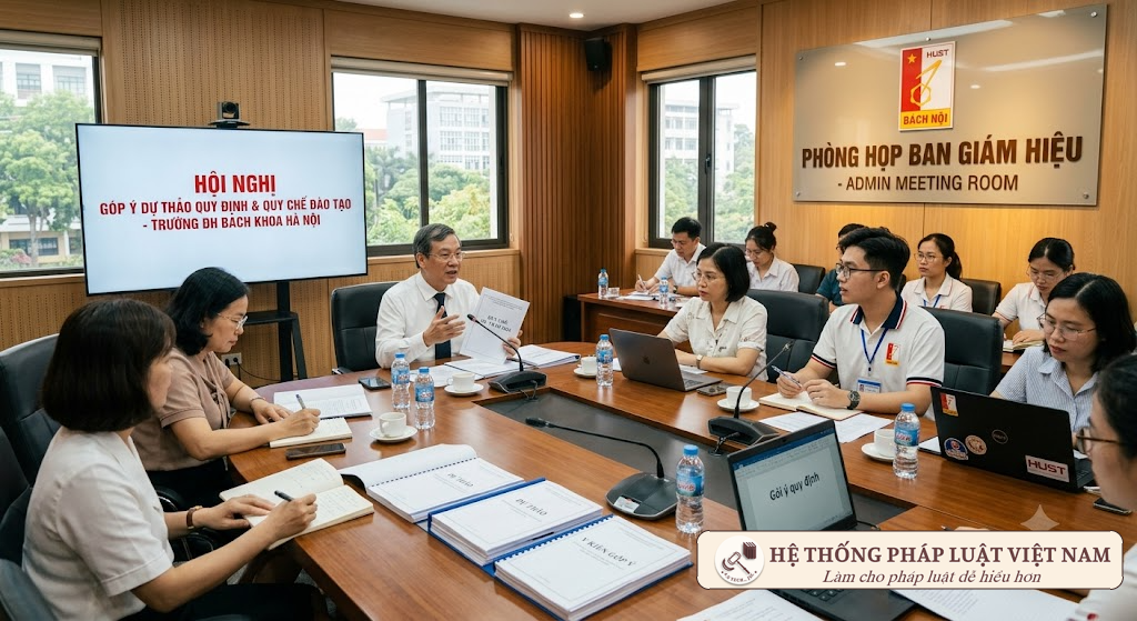 Họp lấy ý kiến xây dựng quy chế tổ chức trường đại học