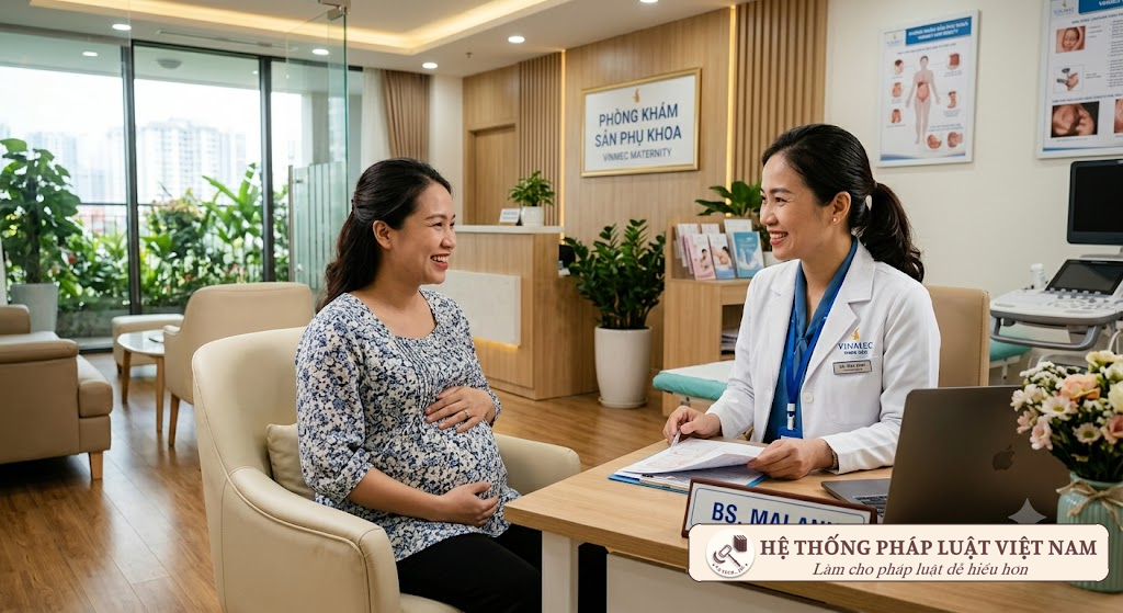 Bác sĩ tư vấn thai sản cho sản phụ sinh con thứ hai