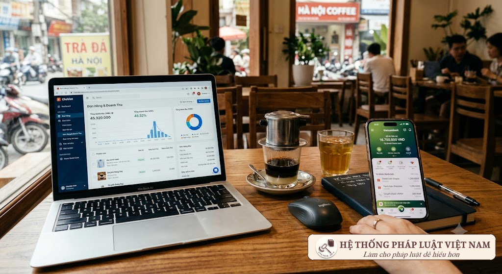 Hộ kinh doanh ứng dụng công nghệ số trong quản lý và thanh toán không dùng tiền mặt