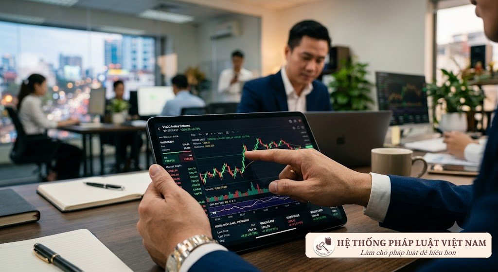 Biểu đồ tài chính hợp đồng tương lai chứng khoán phái sinh