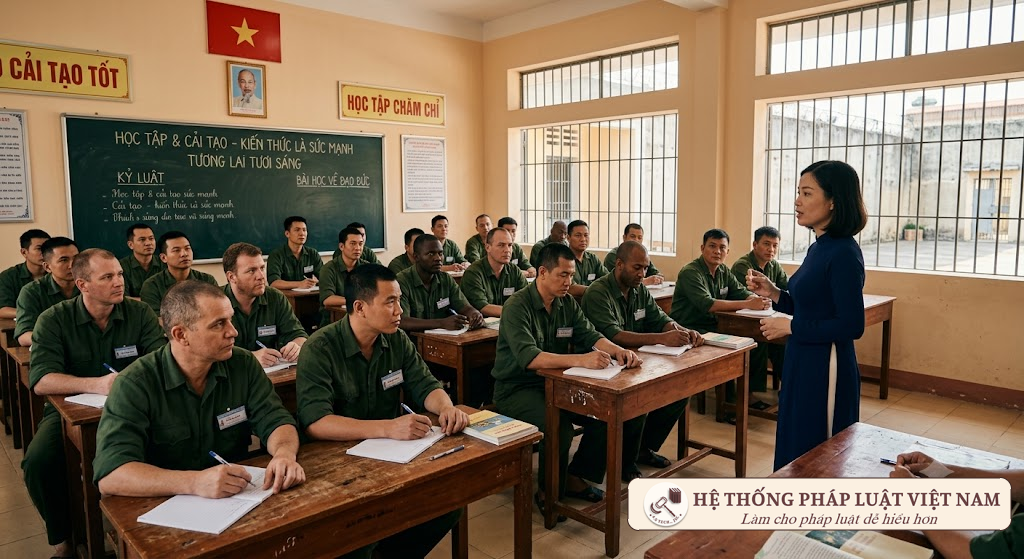 Khuyến khích phạm nhân nước ngoài học tiếng Việt từ 01/7/2026: Điểm mới nhân văn trong giáo dục cải tạo
