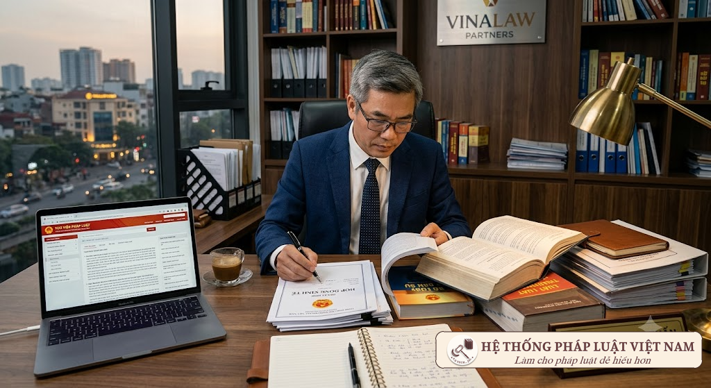 Nghiên cứu và tra cứu văn bản hợp nhất pháp luật Việt Nam
