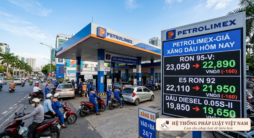 Giá xăng E10 giảm mạnh từ 16h chiều nay (02/7/2026): Tác động từ chính sách thuế mới
