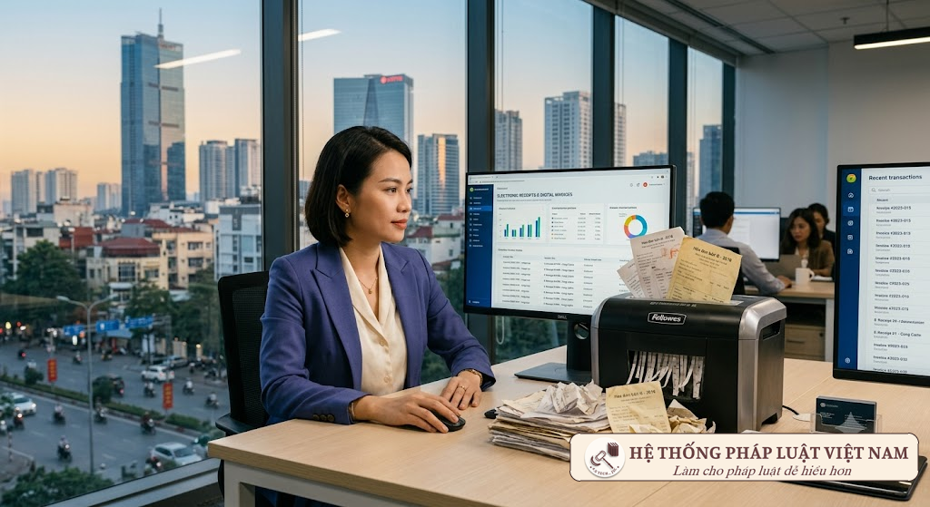 Doanh nghiệp lo sốt vó: Toàn bộ biên lai giấy chưa sử dụng bắt buộc phải tiêu hủy từ ngày 01/01/2027!
