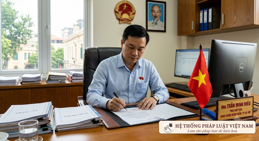 Cán bộ công chức ký văn bản đồng ý thỉnh giảng