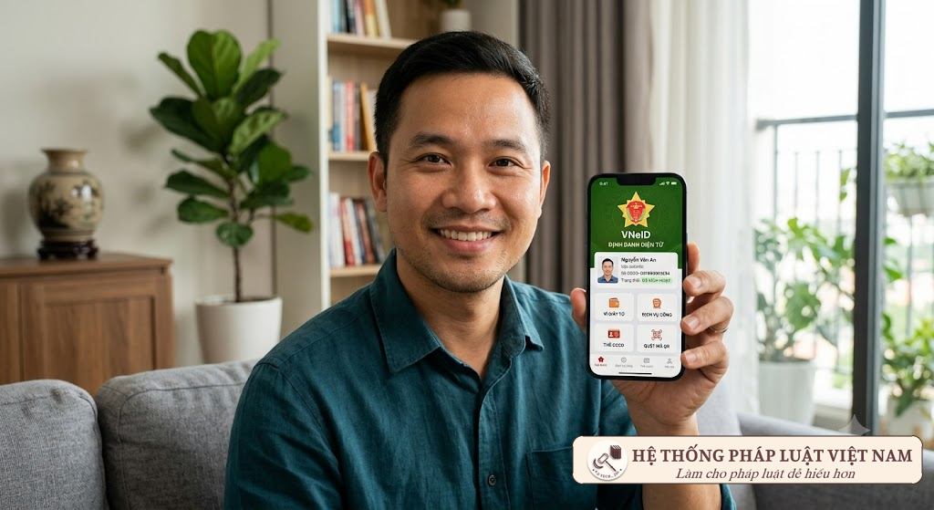 Ứng dụng VNeID tích hợp dịch vụ công trực tuyến