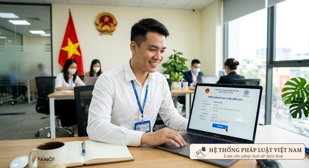 Nộp Phiếu Đăng Ký Dự Tuyển Viên Chức Qua Mạng: Bước Ngoặt Lớn Từ Nghị Định 259/2026/NĐ-CP