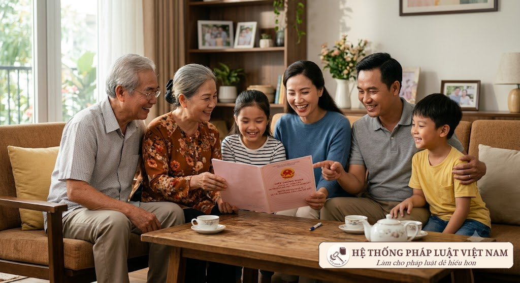 Sang tên sổ đỏ cho người thân: Làm sao để được miễn 100% thuế thu nhập cá nhân?