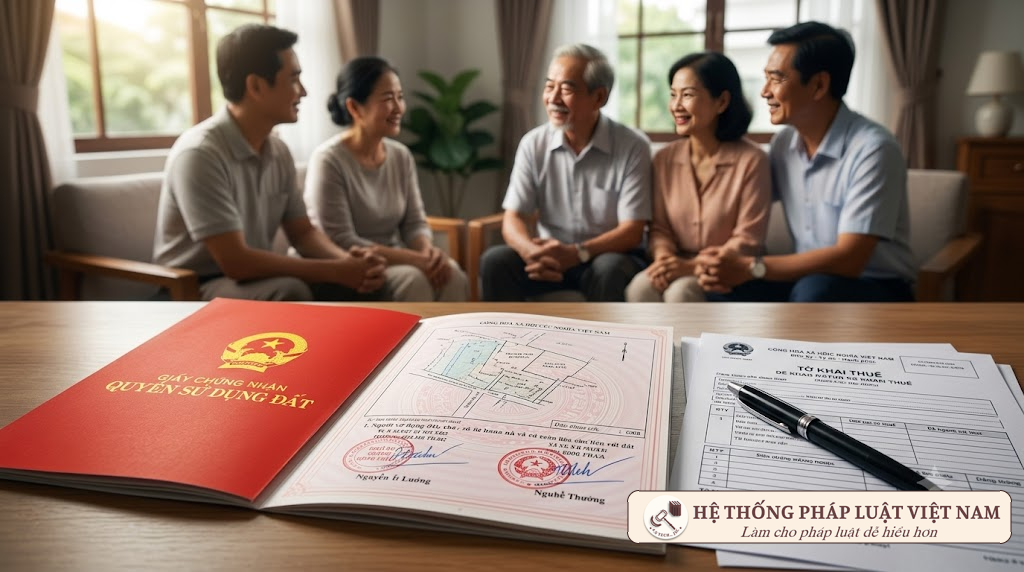 Hồ sơ thủ tục miễn thuế thu nhập cá nhân khi sang tên sổ đỏ