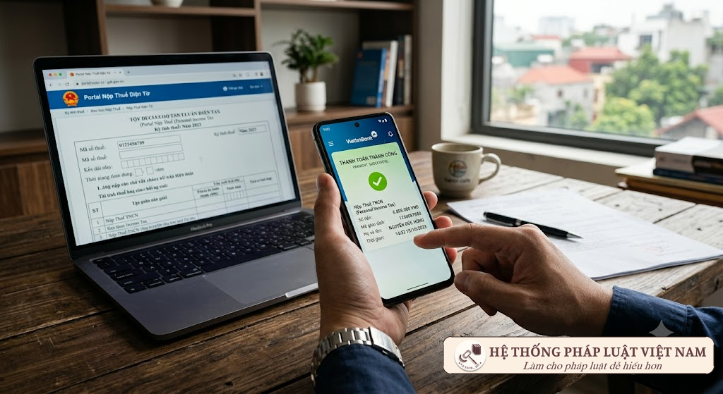 Nộp thuế điện tử qua ứng dụng di động