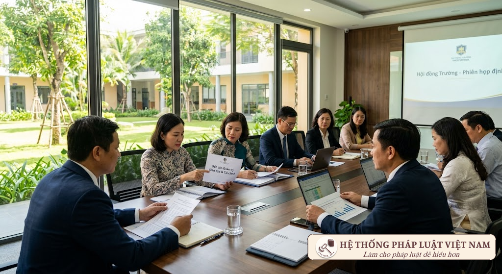 Trường phổ thông tư thục có bắt buộc phải thiết lập cơ chế kiểm soát nội bộ từ ngày 08/8/2026?
