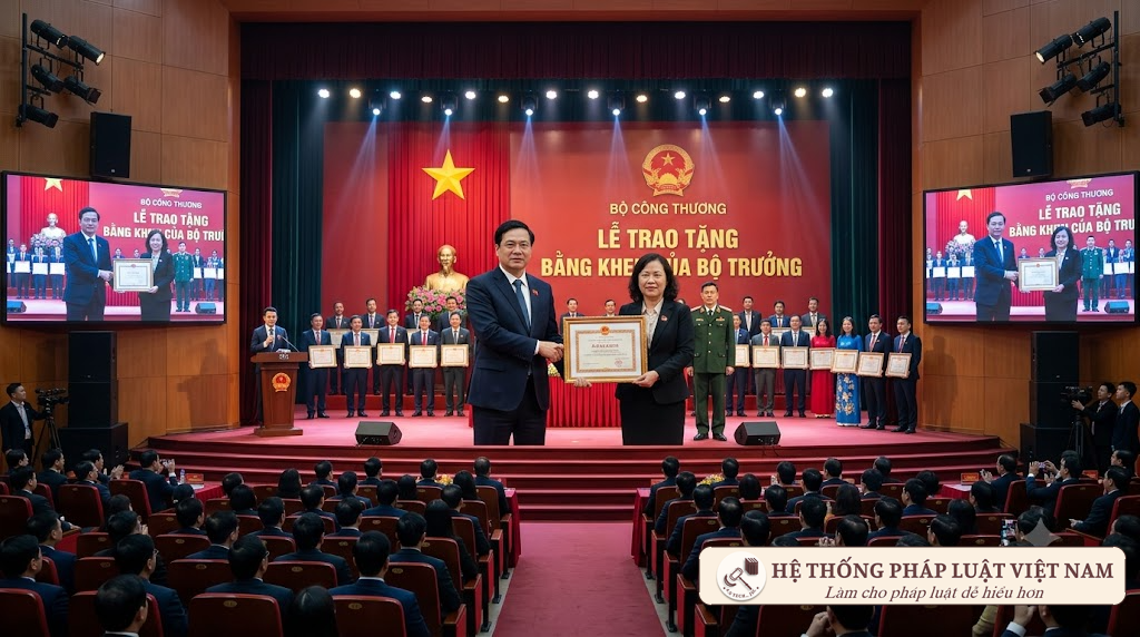 Bước ngoặt mới trong xét tặng Bằng khen Bộ trưởng Bộ Công Thương: Bổ sung loạt tiêu chuẩn quan trọng từ 01/10/2026
