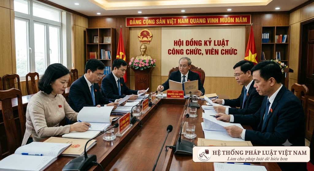 Hội đồng xử lý kỷ luật viên chức họp xem xét hình thức buộc thôi việc