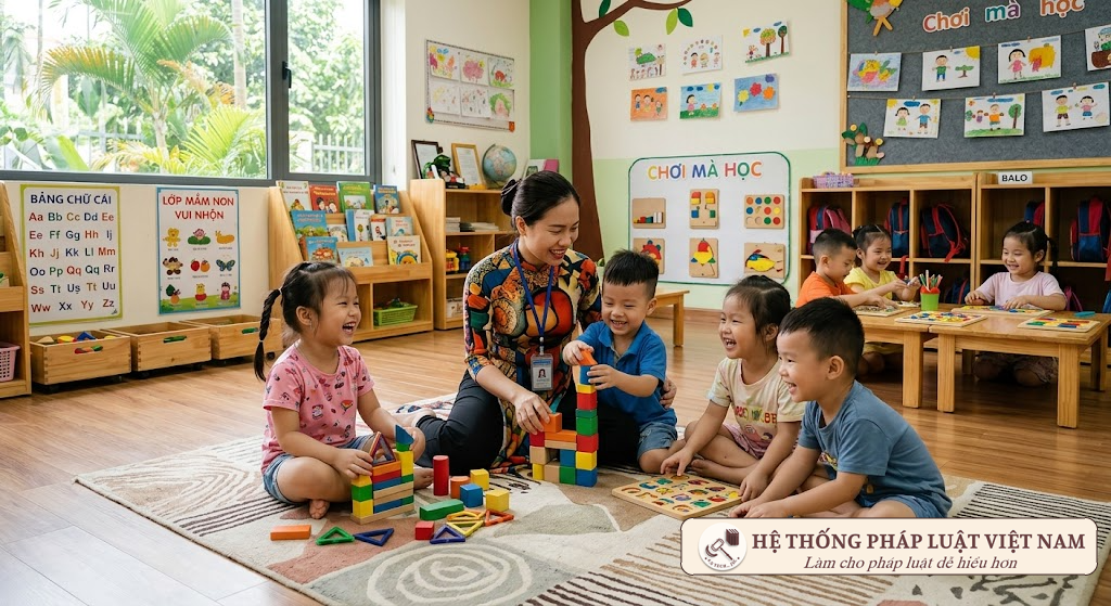 Cơ sở giáo dục mầm non được chuyển giao thẩm quyền quản lý trực tiếp về cấp xã