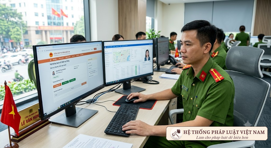 Hệ thống phần mềm và hạ tầng kỹ thuật phục vụ tiếp công dân trực tuyến của Bộ Công an