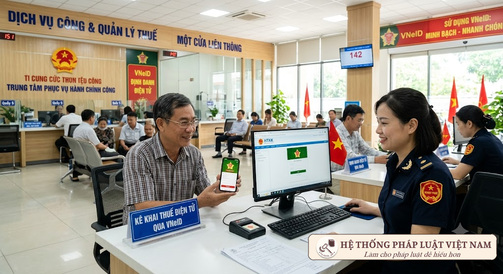Thực hiện các thủ tục miễn giảm phí và làm sạch mã số thuế điện tử
