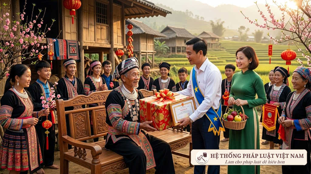 Tăng gấp đôi tiền quà và mở rộng lượt thăm hỏi người có uy tín vùng dân tộc thiểu số từ 20/9/2026: Những thay đổi pháp lý quan trọng
