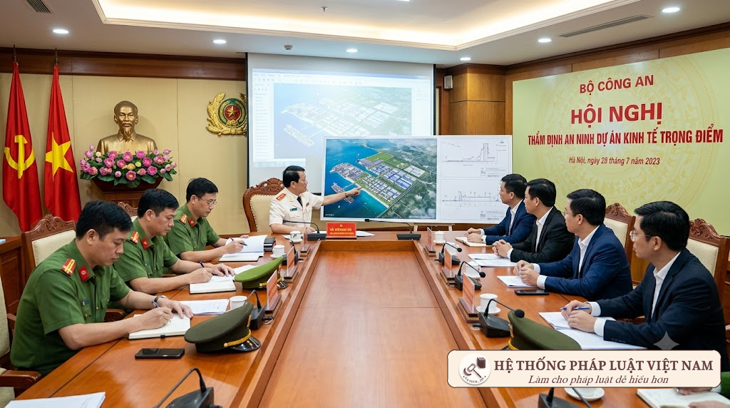 Cơ quan Công an thẩm định đánh giá tác động an ninh dự án